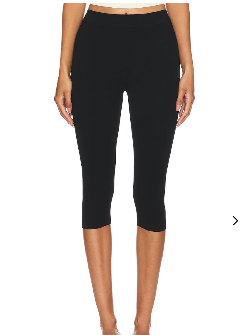 Lovers + Friends Black Capri Leggings